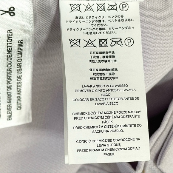 MICHAEL Kors XL Trench Coat Lavendermist Purple Gray Belted Long Lyocell NWT - Picture 13 of 13